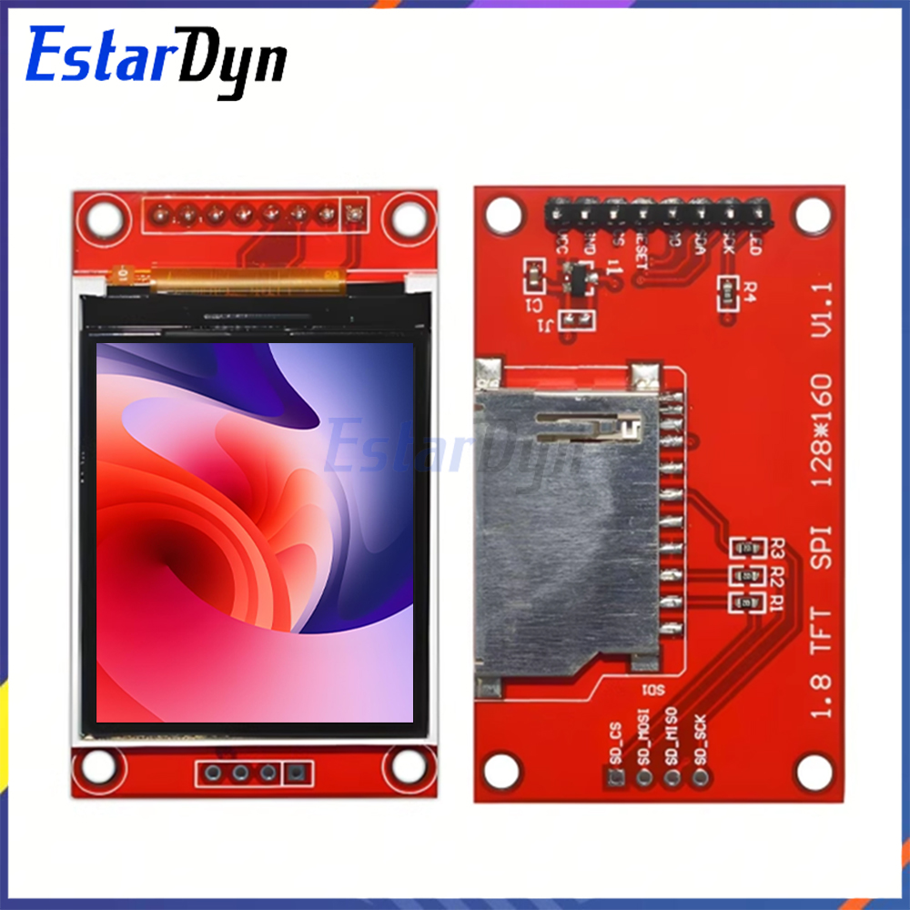 Home Automation Raspberry Pi - Wyświetlacz TFT LCD 1.8