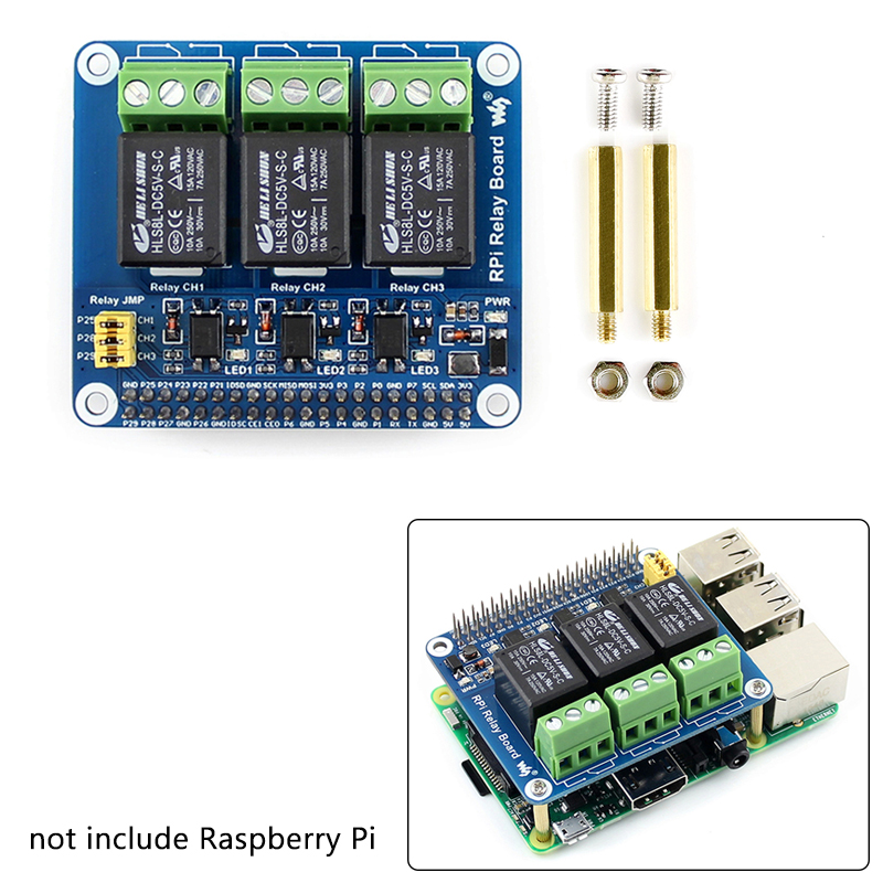 Home Automation Raspberry Pi - 3 karta rozszerzenia przekaźnik kanału dla