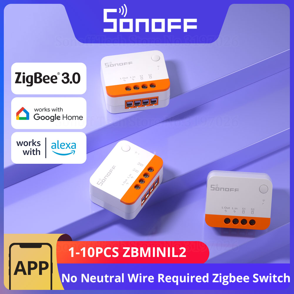 Sonoff Basic Switch - 1-10 SZT. SONOFF ZBMINIL2 Zigbee 3.0