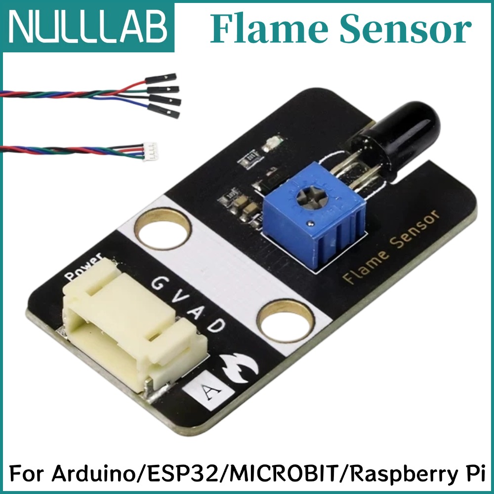 Home Automation Raspberry Pi - Cyfrowo-analogowy czujnik płomienia z obudową PH2.0