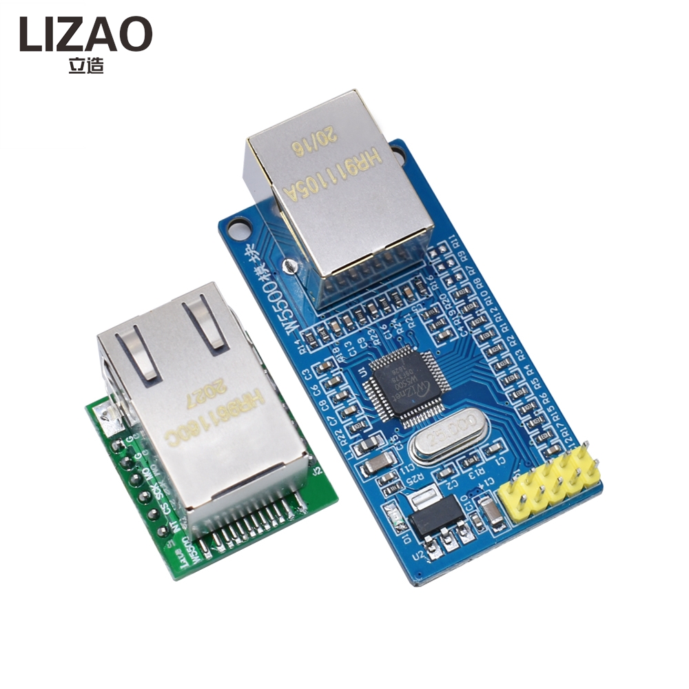 Ethernet Module W5500 - Moduł sieci Ethernet LIZAO W5500, płytka