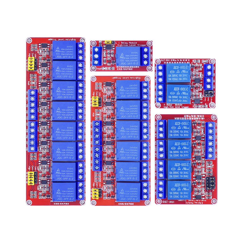 Moduł przekaźnikowy 1 2 6 4 8  – Relay 8 Channel Board recenzja i cena