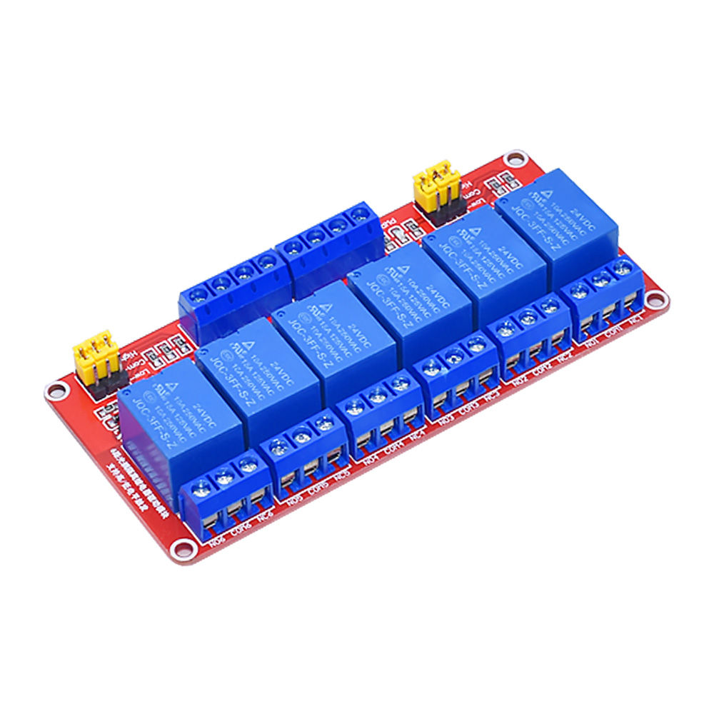 Moduł przekaźnikowy 1 2 6 4 8  – Relay 8 Channel Board recenzja i cena