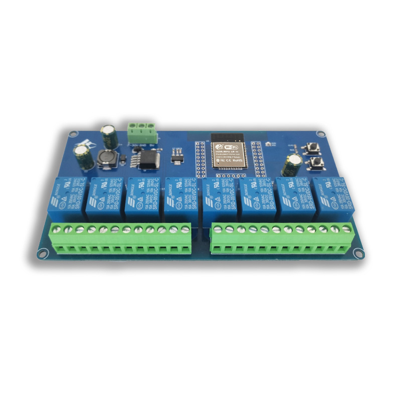 Płytka rozwojowa DC5-30V ESP32 – Relay 8 Channel Board recenzja i cena