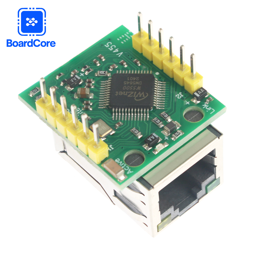 Moduł USR-ES1 W5500 Chip SPI d – Ethernet Module W5500 recenzja i cena