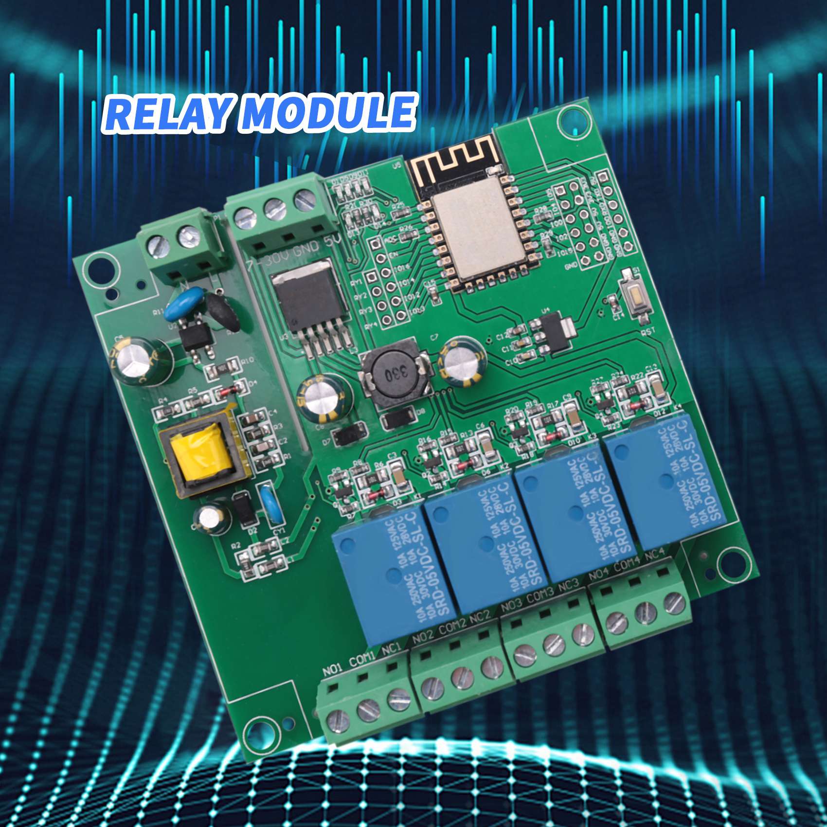 SCLS ESP8266 Bezprzewodowy mod – Relay 8 Channel Board recenzja i cena