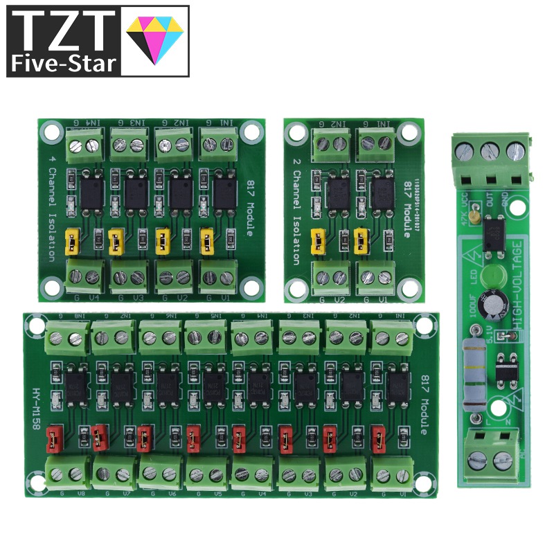 PC817 1 2 4 8 kanałowy transop – Relay 8 Channel Board recenzja i cena