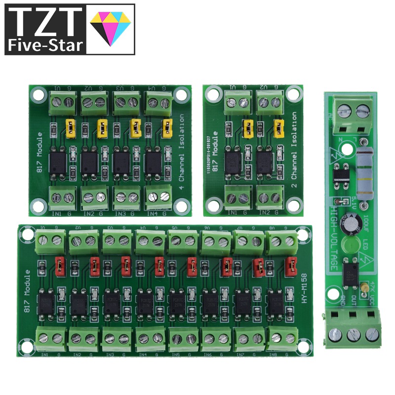 PC817 1 2 4 8 kanałowy transop – Relay 8 Channel Board recenzja i cena