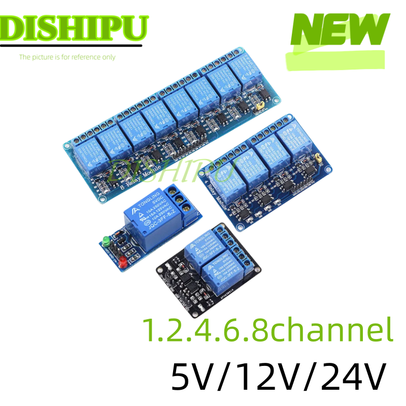 Moduł przekaźnikowy DC 5V 12V  – Relay 8 Channel Board recenzja i cena