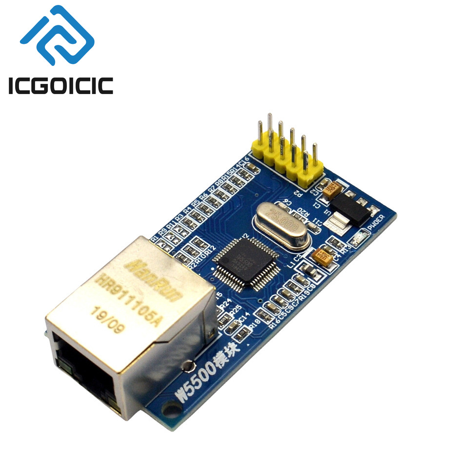 Moduł Ethernet W5500 – TCP/IP  – Ethernet Module W5500 recenzja i cena