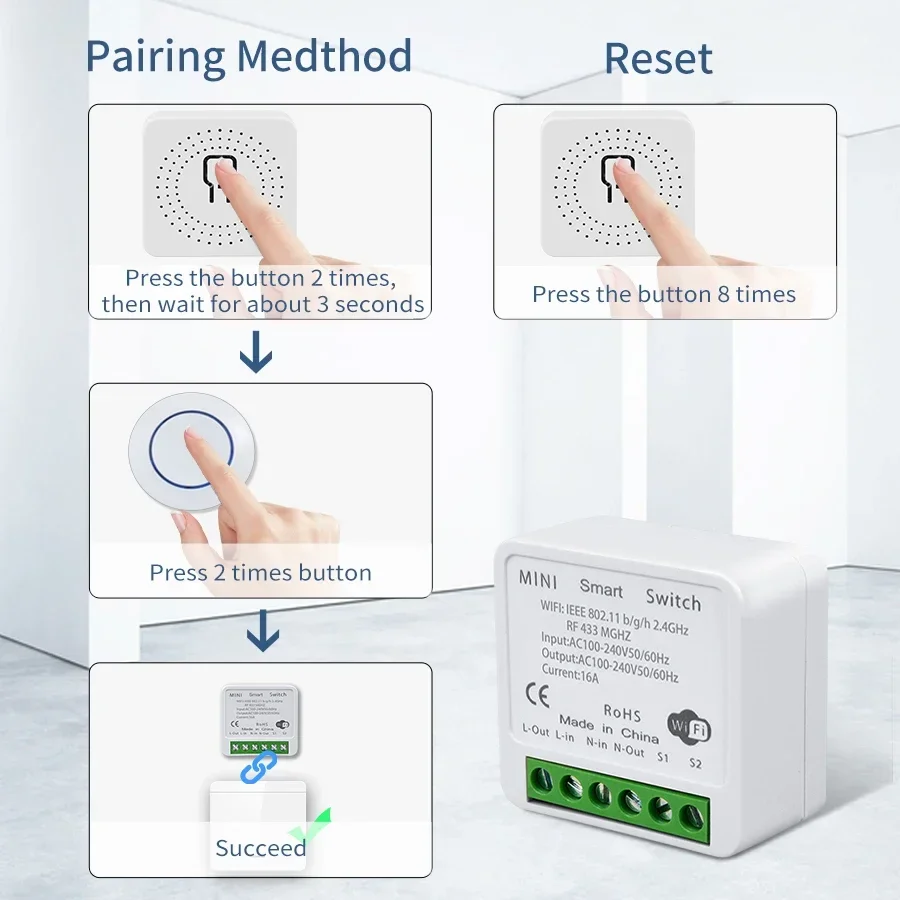 Tuya WiFi inteligentny przełąc – Sonoff Basic Switch recenzja i cena